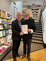 Tony Stubbs gives Jim his NED Certification